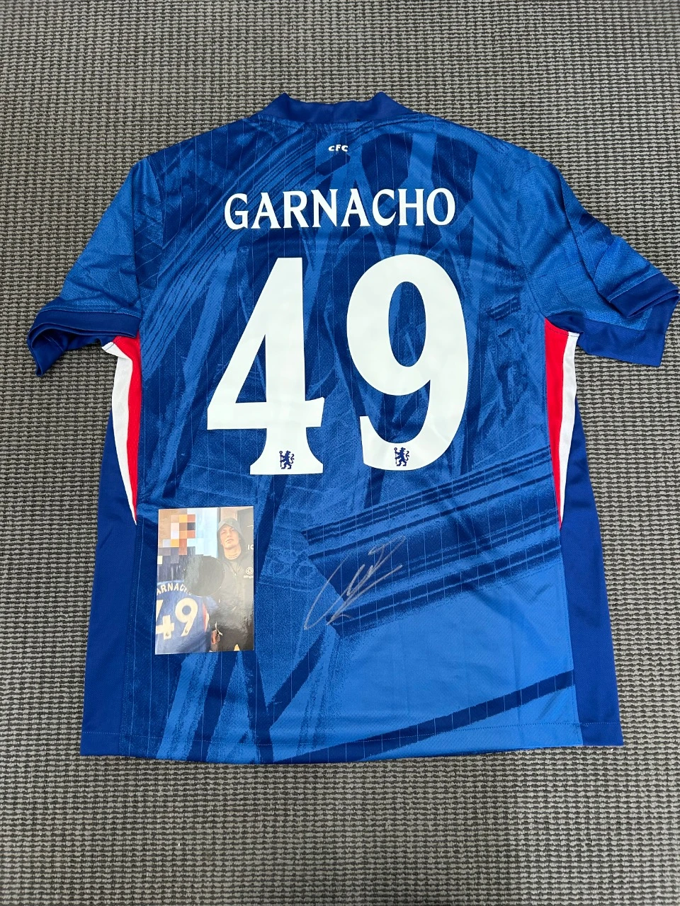 Gesigneerd shirt Alejandro Garnacho, Chelsea